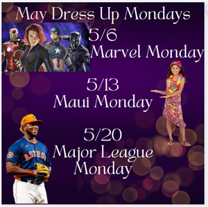 May Dress Up Mondays